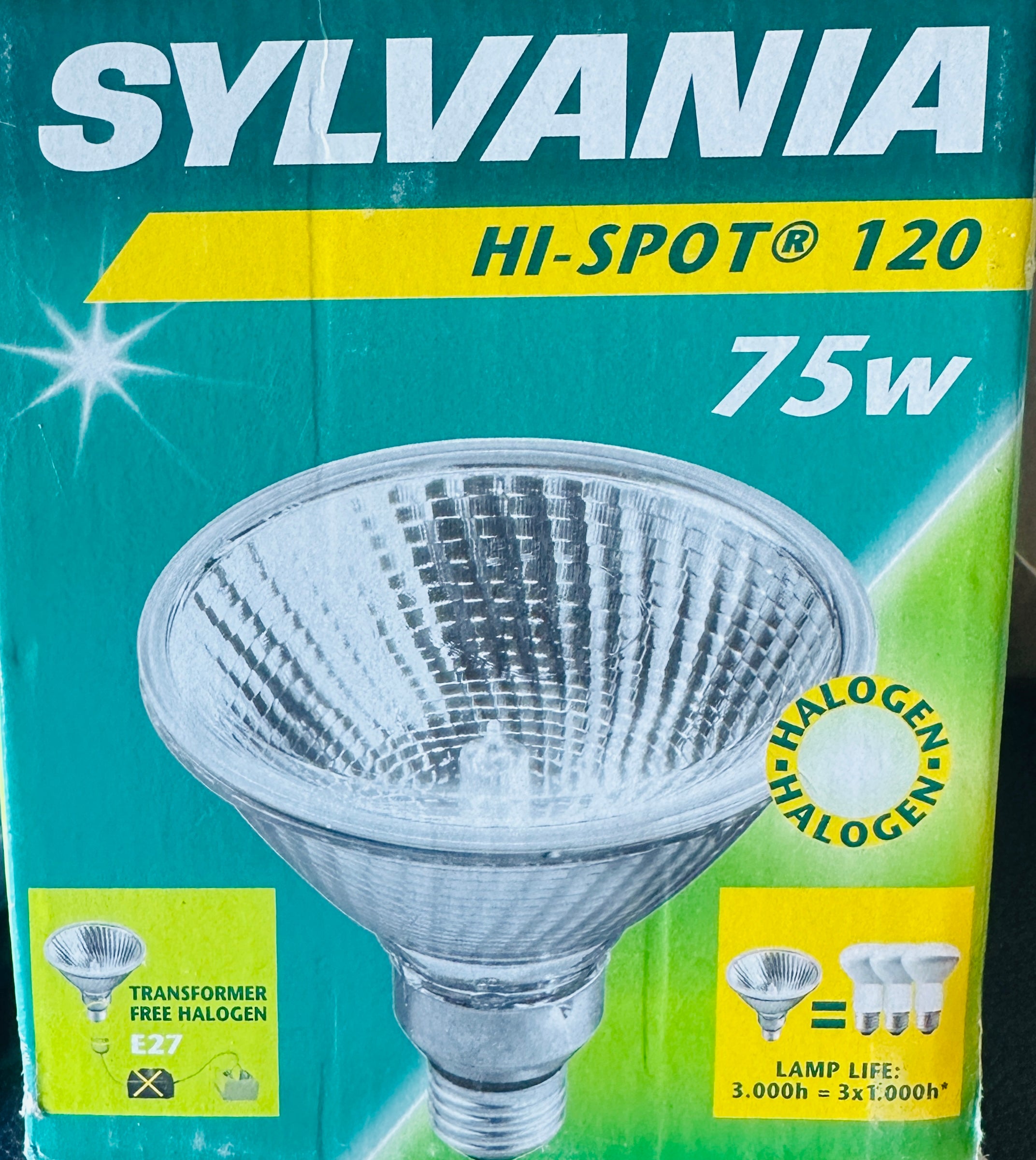 LAMP: E27 240V 75W PAR38 JDR 30° HALOGEN