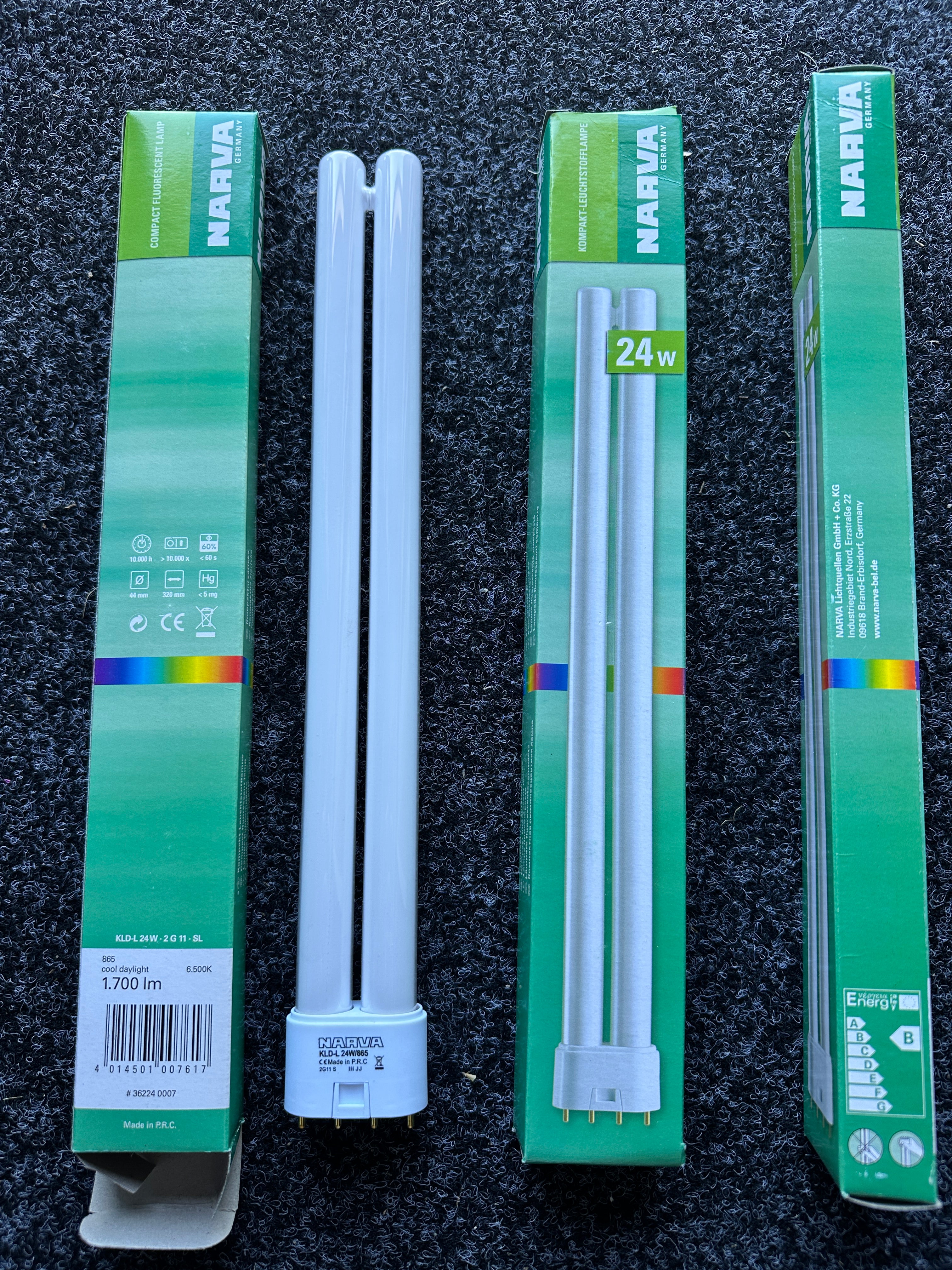 PL-L 4-Pin 24W Colour 865 (Daylight) 10,000 hour life