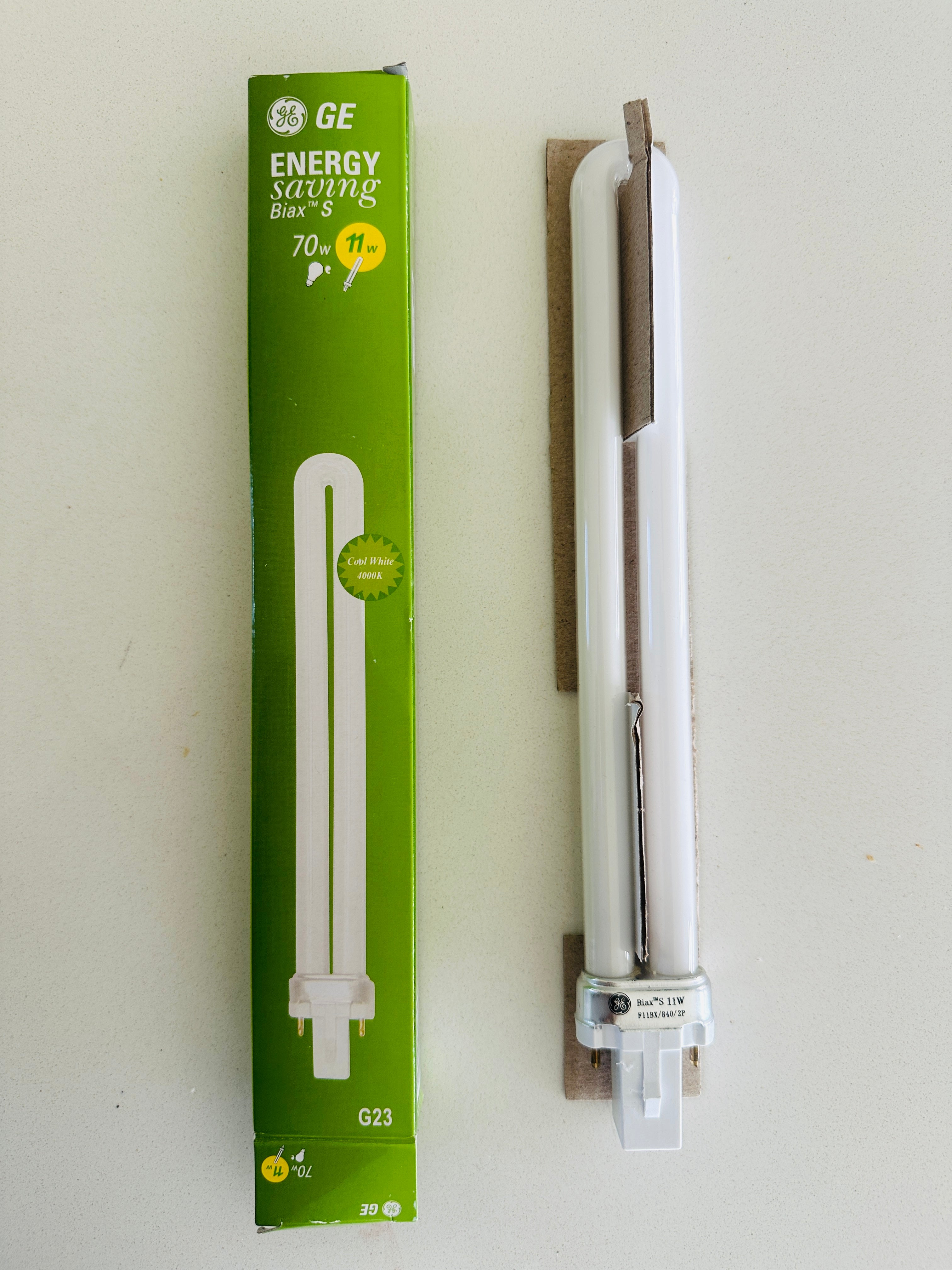 GE G23 11W 2-Pin Daylight Compact Fluorescent Lamp