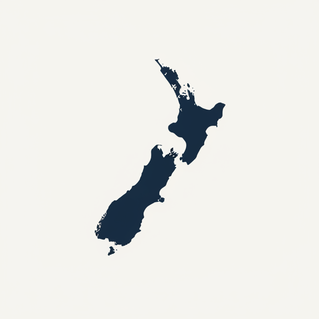 New Zealand map icon